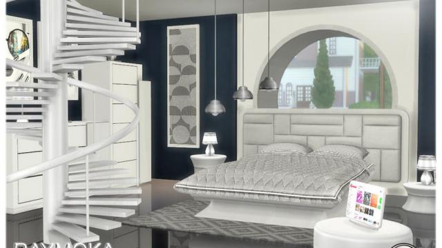 Raymoka bedroom for The Sims 4