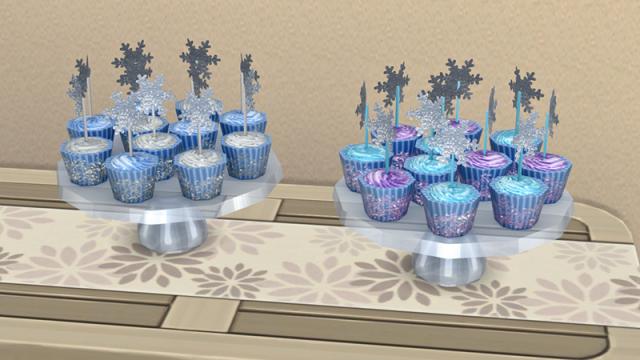 Winter Decor. Cupcakes