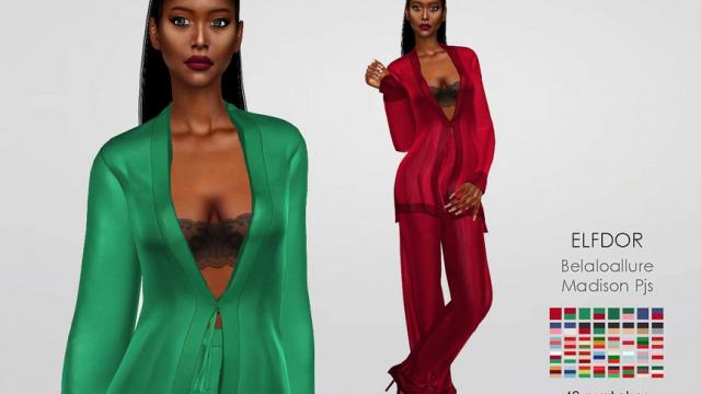 Belaloallure Madison Pjs RC for The Sims 4