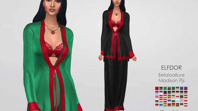 Belaloallure Madison Pjs RC for The Sims 4