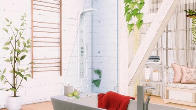 Holiday Season - Bathroom 2 для The Sims 4