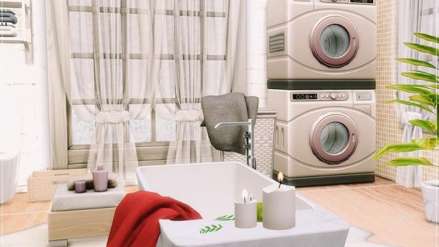 Holiday Season - Bathroom 2 для The Sims 4