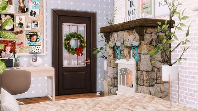 Holiday Season - Bedroom 3 для The Sims 4