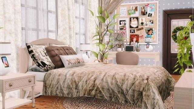 Holiday Season - Bedroom 3 для The Sims 4