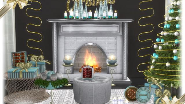 Segor christmas living room part2 for The Sims 4