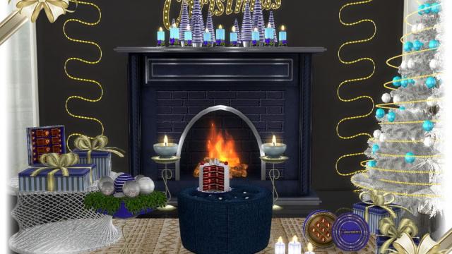 Segor christmas living room part2 for The Sims 4