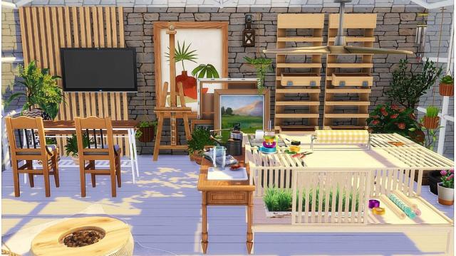 Winter Garden для The Sims 4