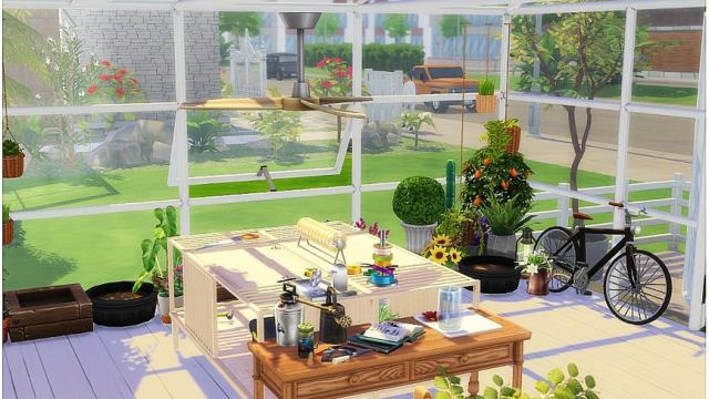 Winter Garden для The Sims 4