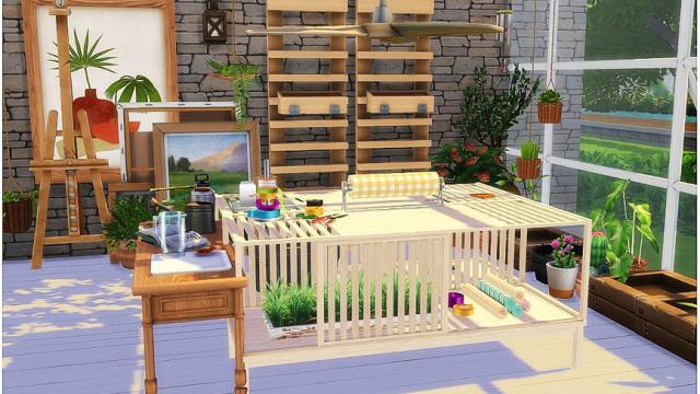 Winter Garden для The Sims 4