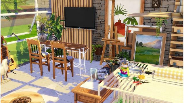 Winter Garden для The Sims 4