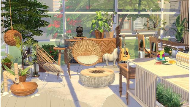 Winter Garden для The Sims 4