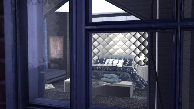 Brick & Steel - Gunther's Bedroom для The Sims 4