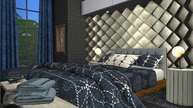 Brick & Steel - Gunther's Bedroom для The Sims 4