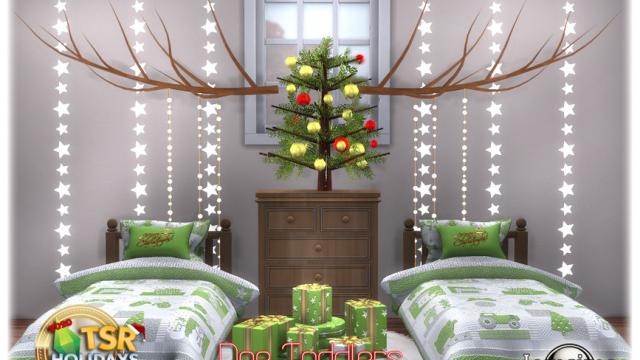 Holiday Wonderland noe toddlers bedroom for The Sims 4