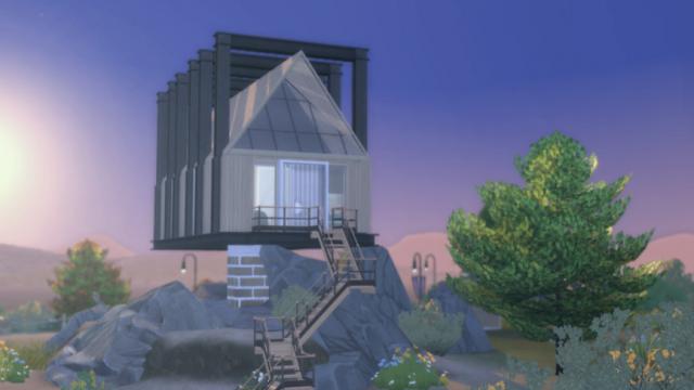 Tiny House on Stilts для The Sims 4