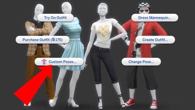 More Mannequin Poses для The Sims 4