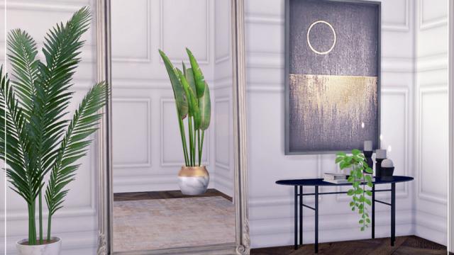 Parisien - Hallway (ROOM) для The Sims 4