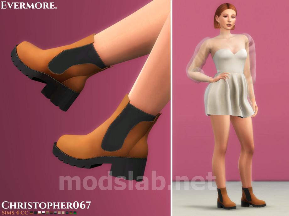 Download Evermore Boots Christopher067 for The Sims 4