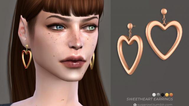 Sweetheart earrings