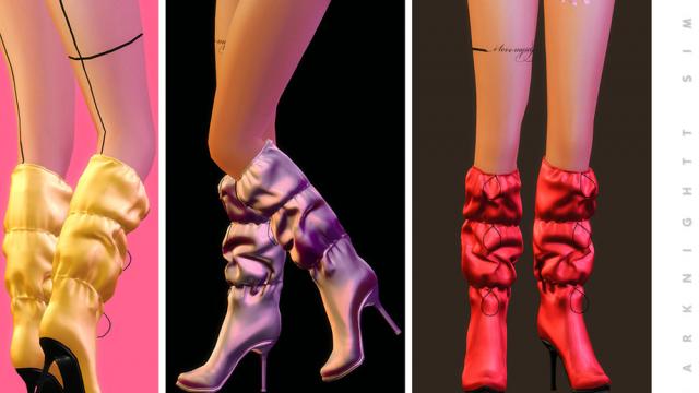 Rock It Up Boots for The Sims 4