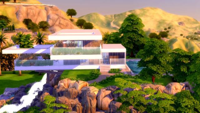 Villa Blanco для The Sims 4