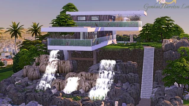 Villa Blanco для The Sims 4