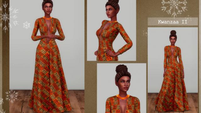 Holiday Wonderland - Kwanzaa Dress II - VI