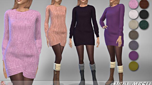 Sweater Dress Assia 2 - NEW MESH