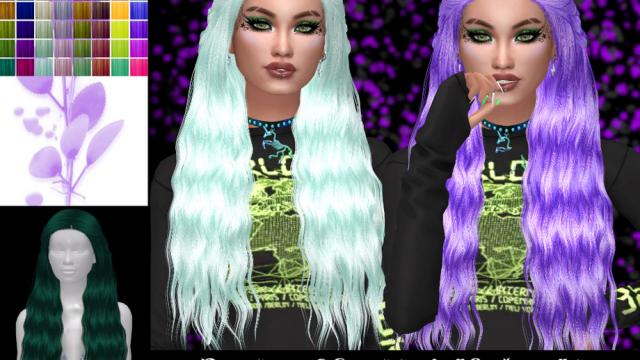 Recolor of Stealthic's Cadence hair for The Sims 4