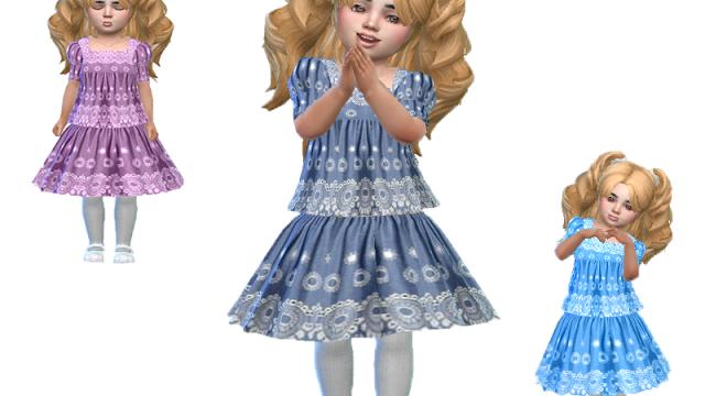 T55 toddler dress 04 (Base game) for The Sims 4