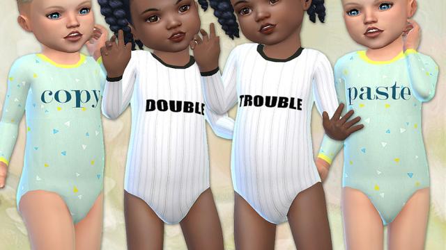 Toddler Bodysuit Twins