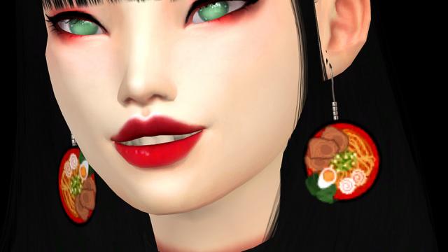 Food Earrings [Recolor | Mesh Needed]