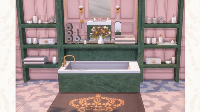 Regal Bathroom for The Sims 4