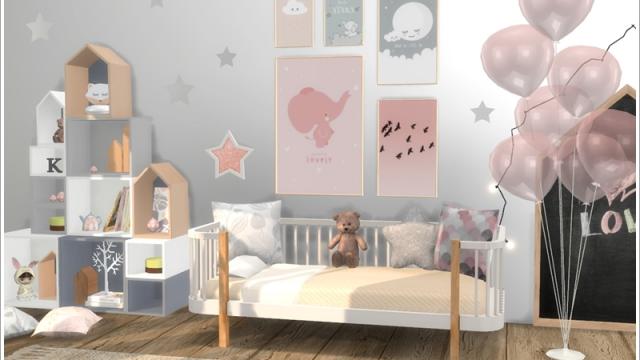 Evelina nursery для The Sims 4