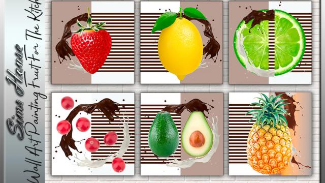 Wall Art Painting Fruit For The Kitchen