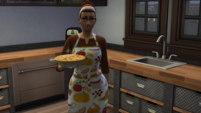 Thankful Apron for The Sims 4