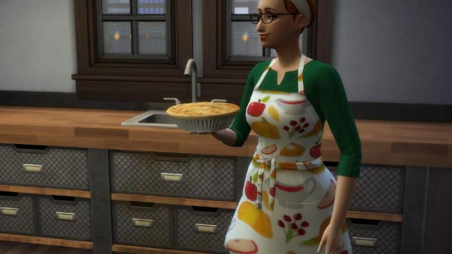 Thankful Apron for The Sims 4