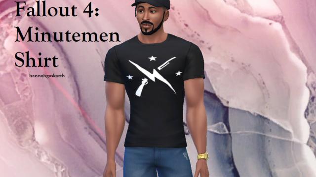 Fallout 4: Minutemen Shirts [SET] for The Sims 4