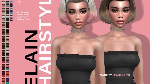 LeahLillith Elain Hairstyle for The Sims 4