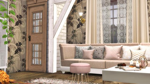 Autumn Grace - Bedroom для The Sims 4