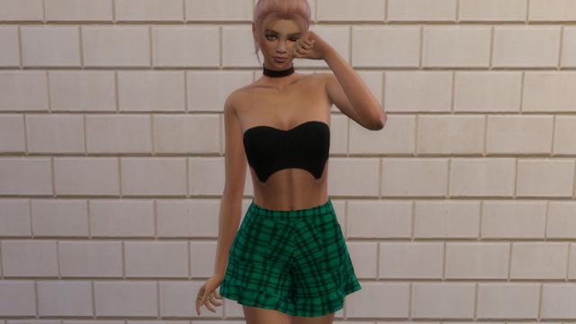 Ruffle Shorts with Pockets for The Sims 4