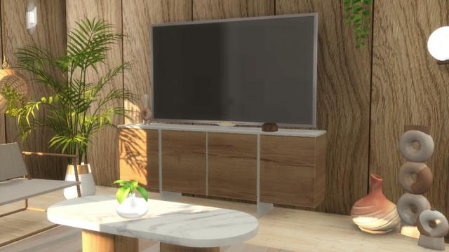 Anne - living room для The Sims 4