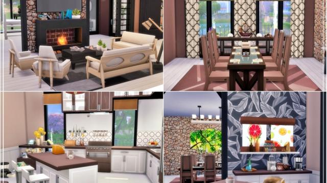 Lorian Villa для The Sims 4