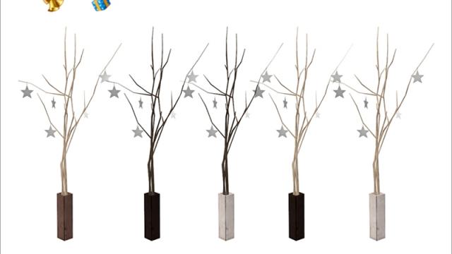 [Christmas Bedroom] - branches with stars v02