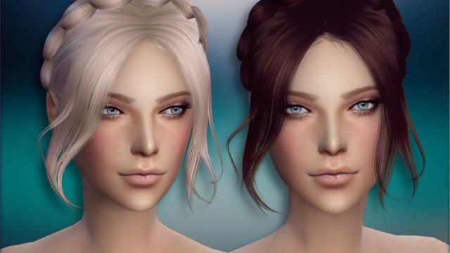 Anto - Slowly (Hair) для The Sims 4