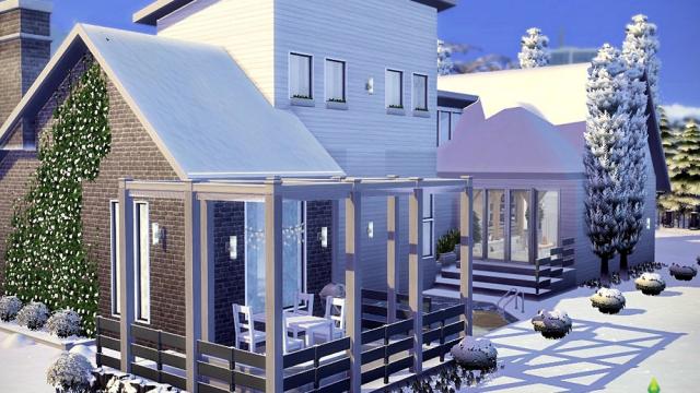 Scandinavian Holiday для The Sims 4