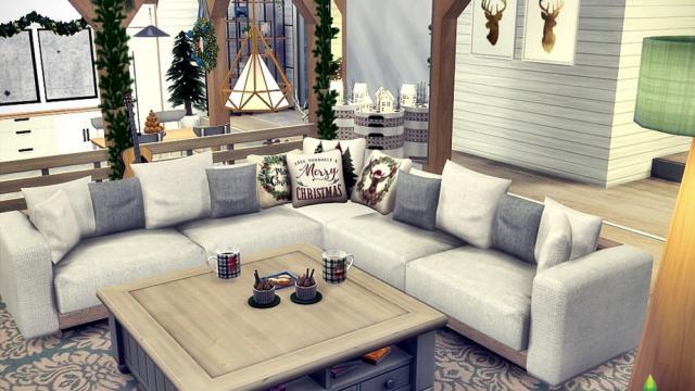 Scandinavian Holiday для The Sims 4