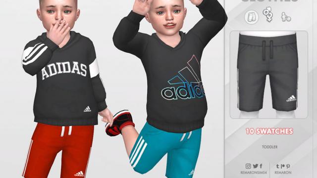 Adidas Shorts for Toddler 01