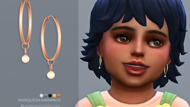 Marquesa earrings | Toddlers version