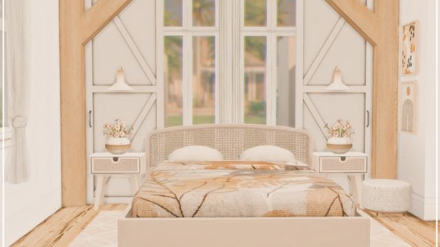 Farmhouse Bedroom 2 для The Sims 4